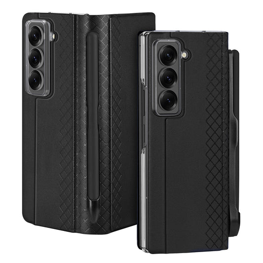 Funda para Samsung Galaxy Z Fold Special, DUX DUCIS, Bril (con soporte para lápiz), Negra