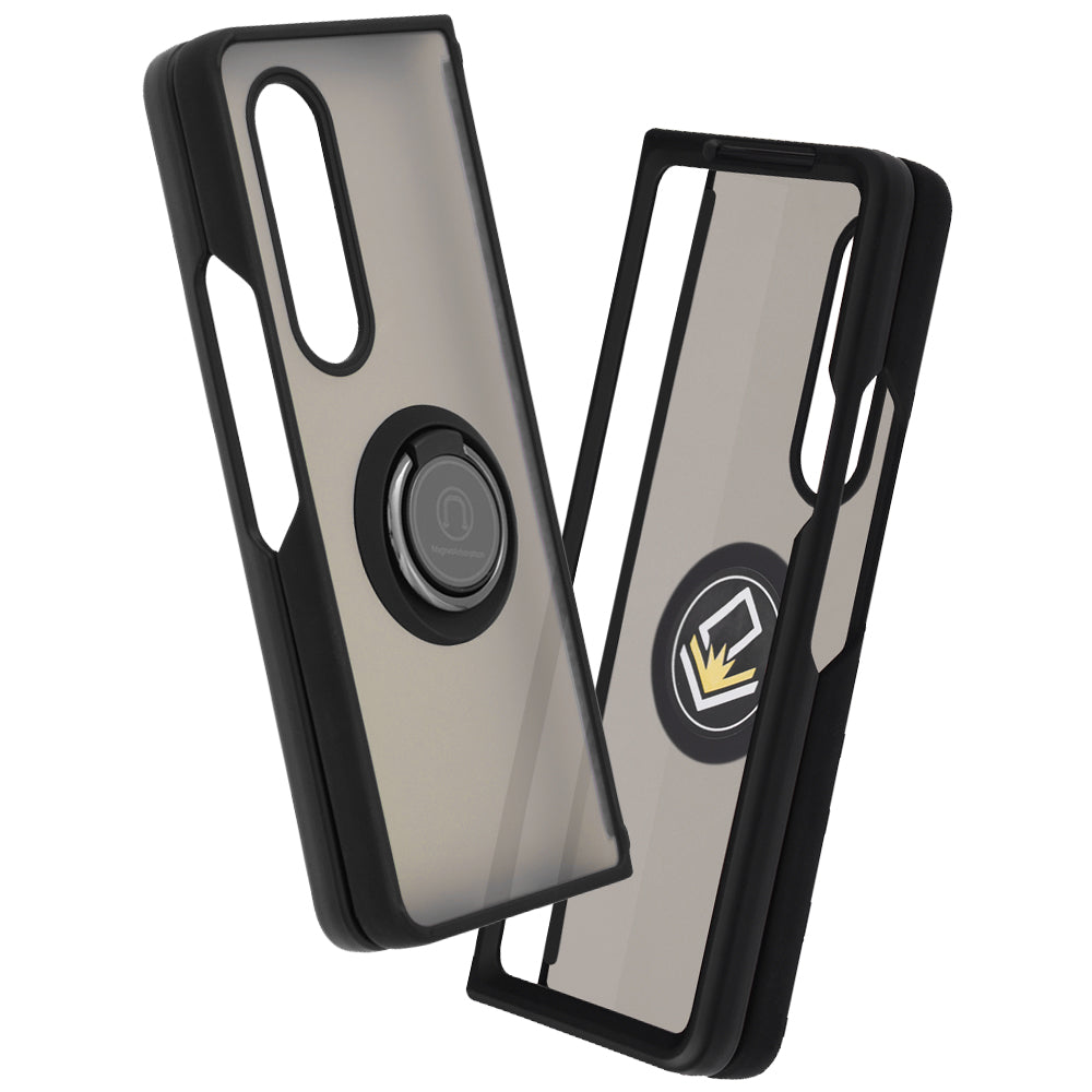 Case for Samsung Galaxy Z Fold3 5G F926, Techsuit, Glinth, Black