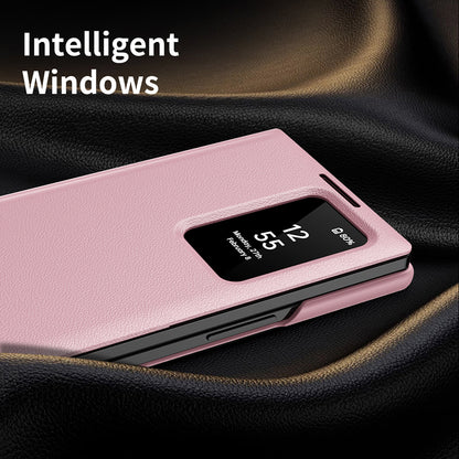 Funda para Samsung Galaxy Z Fold3 5G F926, Techsuit, SmartView, Rosa