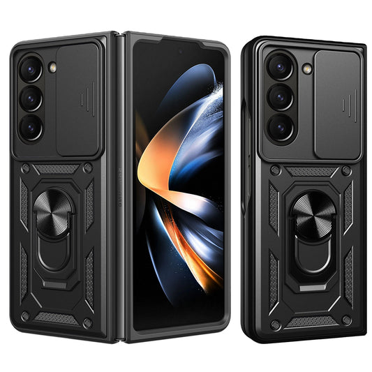 Funda para Samsung Galaxy Z Fold5 F946, Techsuit, CamShield, Negra
