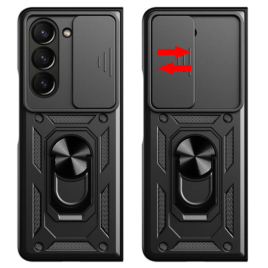 Funda para Samsung Galaxy Z Fold5 F946, Techsuit, CamShield, Negra