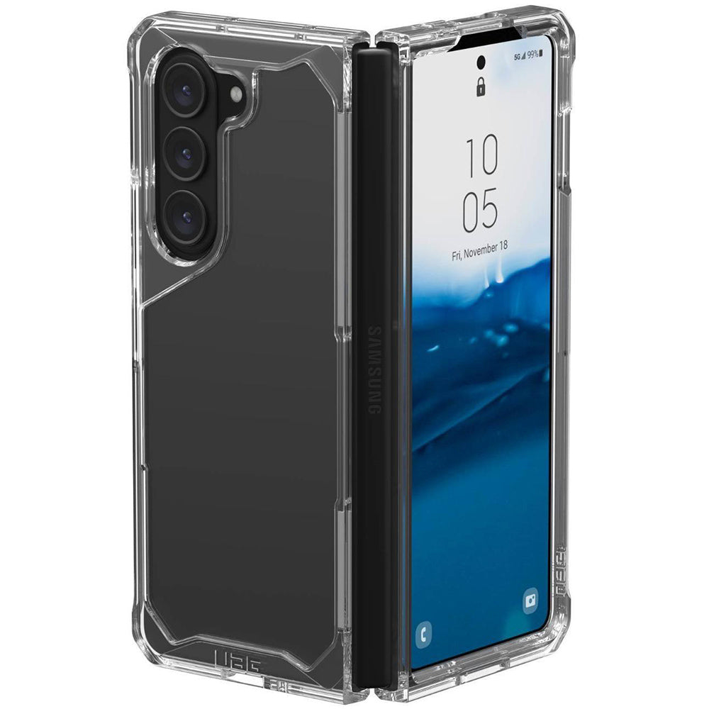 Funda para Samsung Galaxy Z Fold5 F946, Urban Armor Gear, Plyo, Transparente