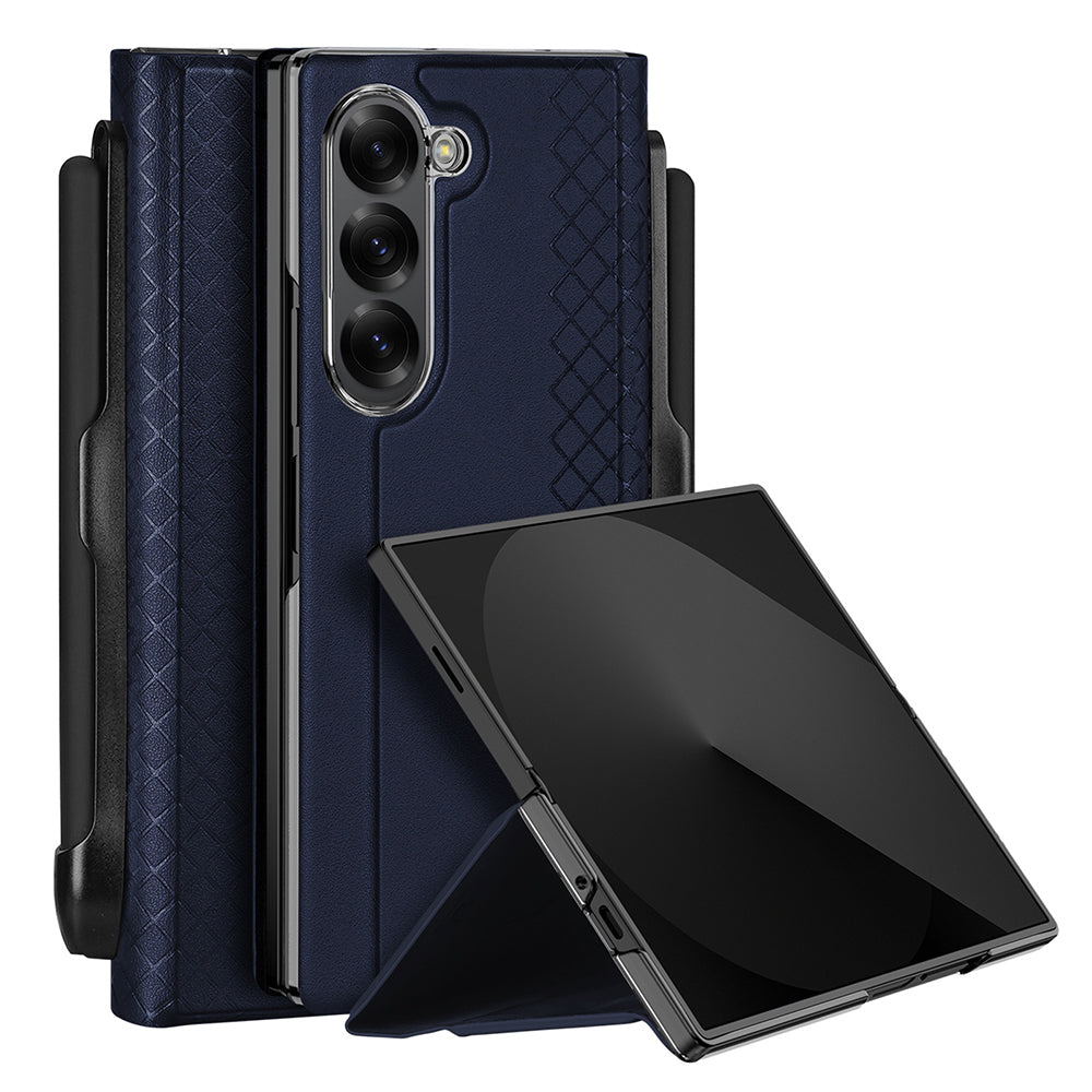 Funda para Samsung Galaxy Z Fold6 F956, DUX DUCIS, Bril, Azul
