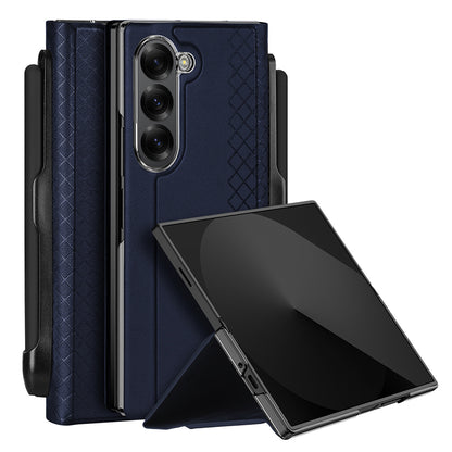 Funda para Samsung Galaxy Z Fold6 F956, DUX DUCIS, Bril, Azul