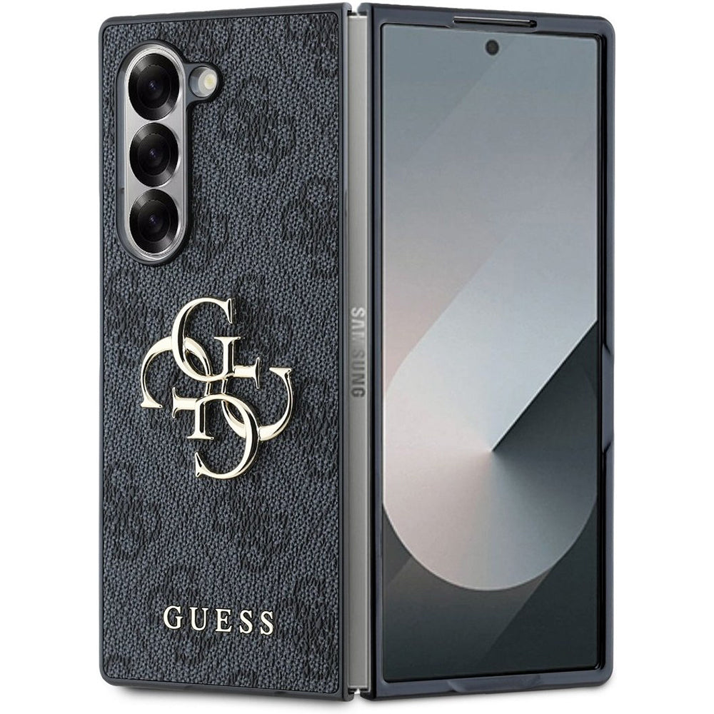 Funda para Samsung Galaxy Z Fold6 F956, Guess, Logo Metal 4G, Negra