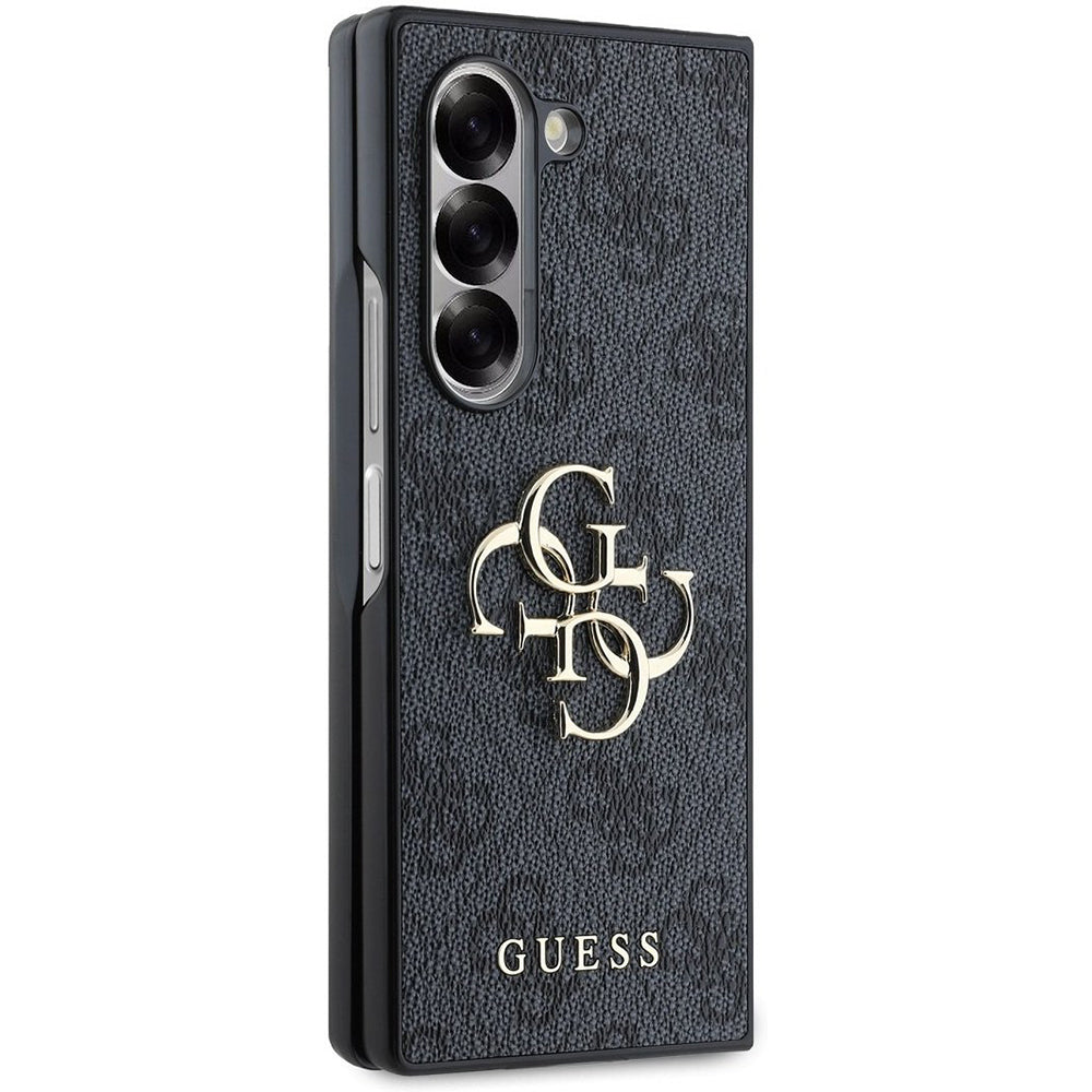Funda para Samsung Galaxy Z Fold6 F956, Guess, Logo Metal 4G, Negra