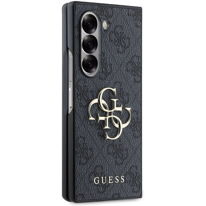 Funda para Samsung Galaxy Z Fold6 F956, Guess, Logo Metal 4G, Negra