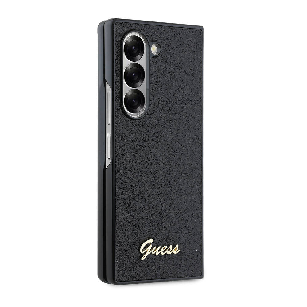 Funda para Samsung Galaxy Z Fold6 F956, Guess, Glitter Script, Negra