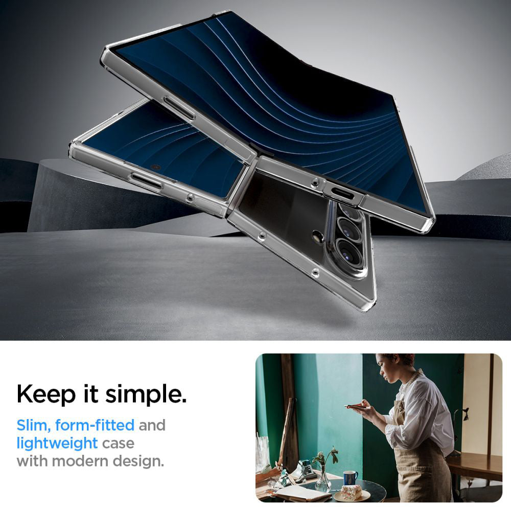 Funda para Samsung Galaxy Z Fold6 F956, Spigen, Air Skin, Transparente