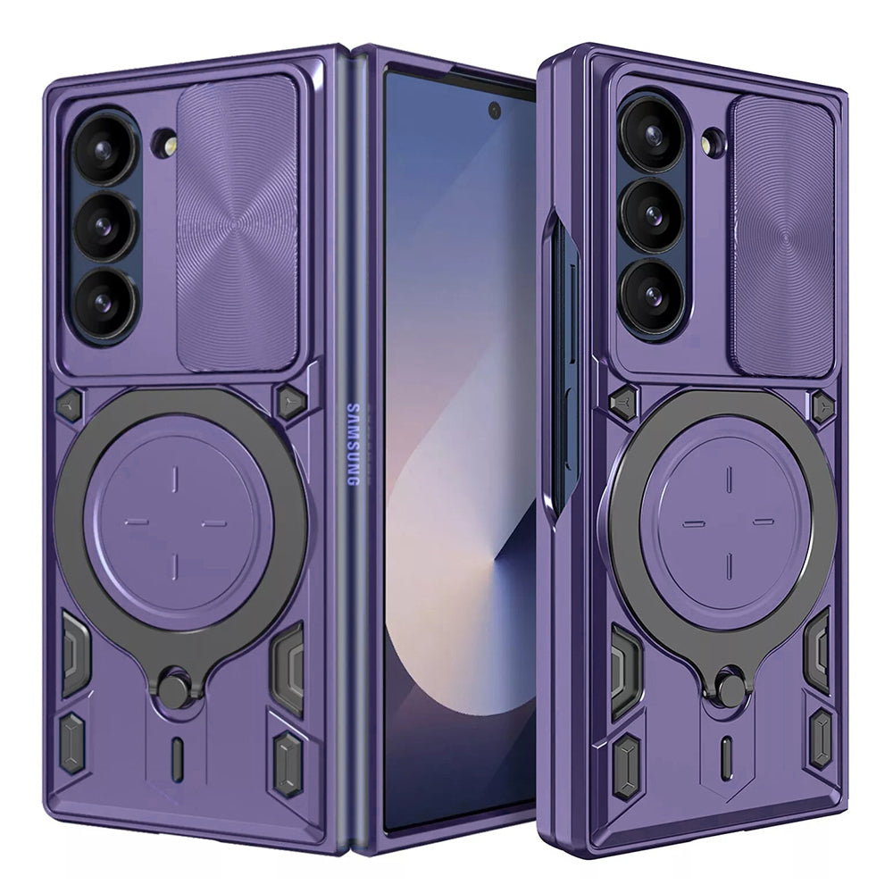 Funda para Samsung Galaxy Z Fold6 F956, Techsuit, CamGuard Pro, Morado