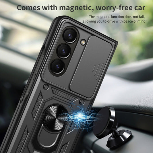 Funda para Samsung Galaxy Z Fold6 F956, Techsuit, CamShield, Negra