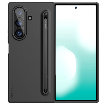 Funda para Samsung Galaxy Z Fold7 F966, Nillkin, Flex Pure con soporte para S-Pen, Negra