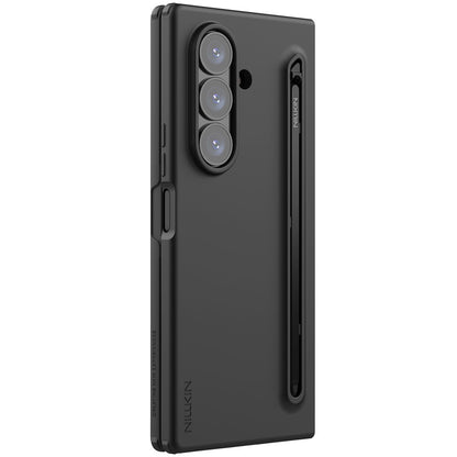 Funda para Samsung Galaxy Z Fold7 F966, Nillkin, Flex Pure con soporte para S-Pen, Negra
