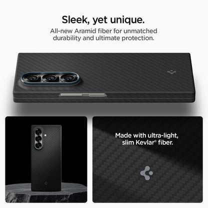 Funda para Samsung Galaxy Z Fold7 F966, Spigen, Air Skin, Negra ACS09555