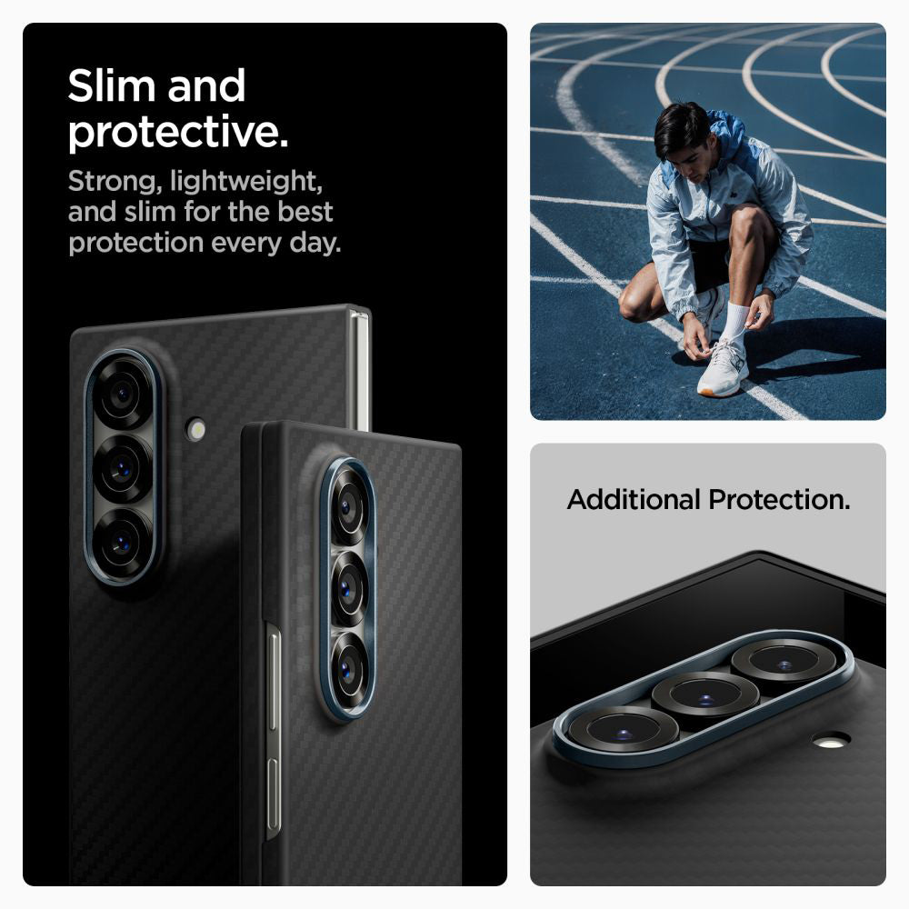 Funda para Samsung Galaxy Z Fold7 F966, Spigen, Air Skin, Negra ACS09555