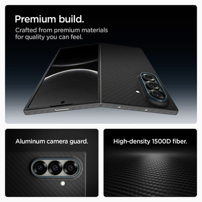 Funda para Samsung Galaxy Z Fold7 F966, Spigen, Air Skin, Negra ACS09555