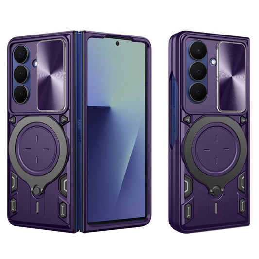 Funda para Samsung Galaxy Z Fold7 F966, Techsuit, CamGuard Pro, Morado