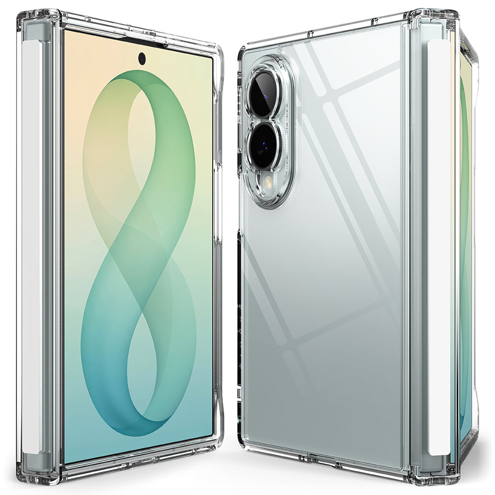 Funda para Samsung Galaxy Z Fold8 F971, Ringke, Fusion Flap, Transparente