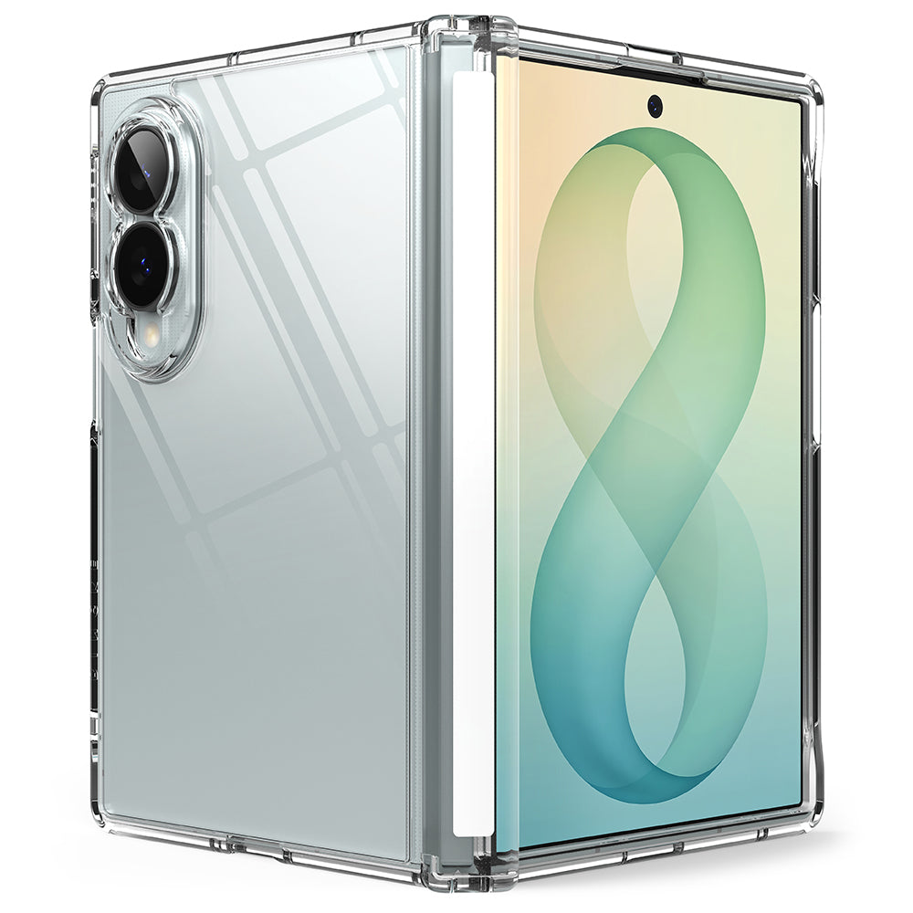 Funda para Samsung Galaxy Z Fold8 F971, Ringke, Fusion Flap, Transparente