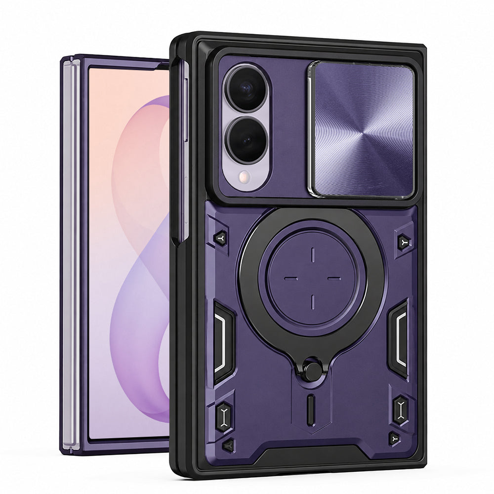 Funda para Samsung Galaxy Z Fold8 F971, Techsuit, CamGuard Pro, Morado