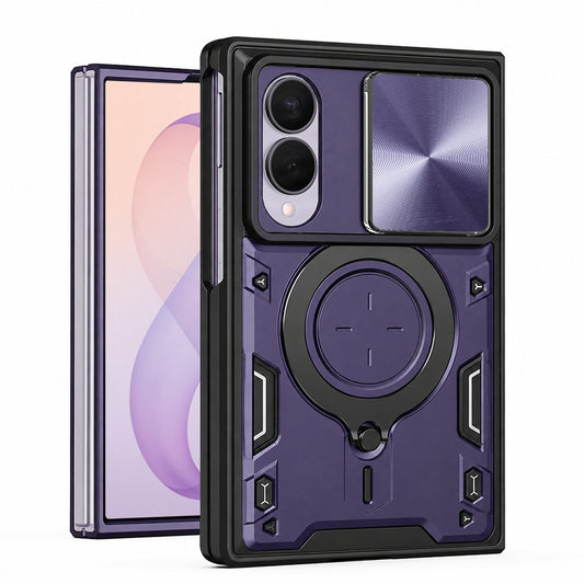 Funda para Samsung Galaxy Z Fold8 F971, Techsuit, CamGuard Pro, Morado