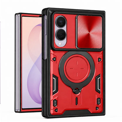 Funda para Samsung Galaxy Z Fold8 F971, Techsuit, CamGuard Pro, Roja