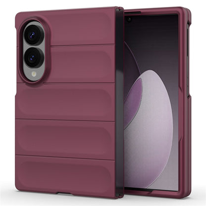 Funda para Samsung Galaxy Z Fold8 F976, Techsuit, Magic Shield, Granate