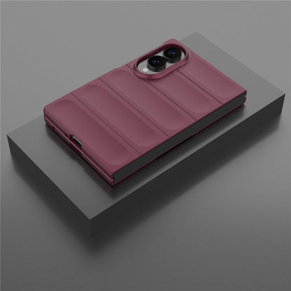 Funda para Samsung Galaxy Z Fold8 F976, Techsuit, Magic Shield, Granate