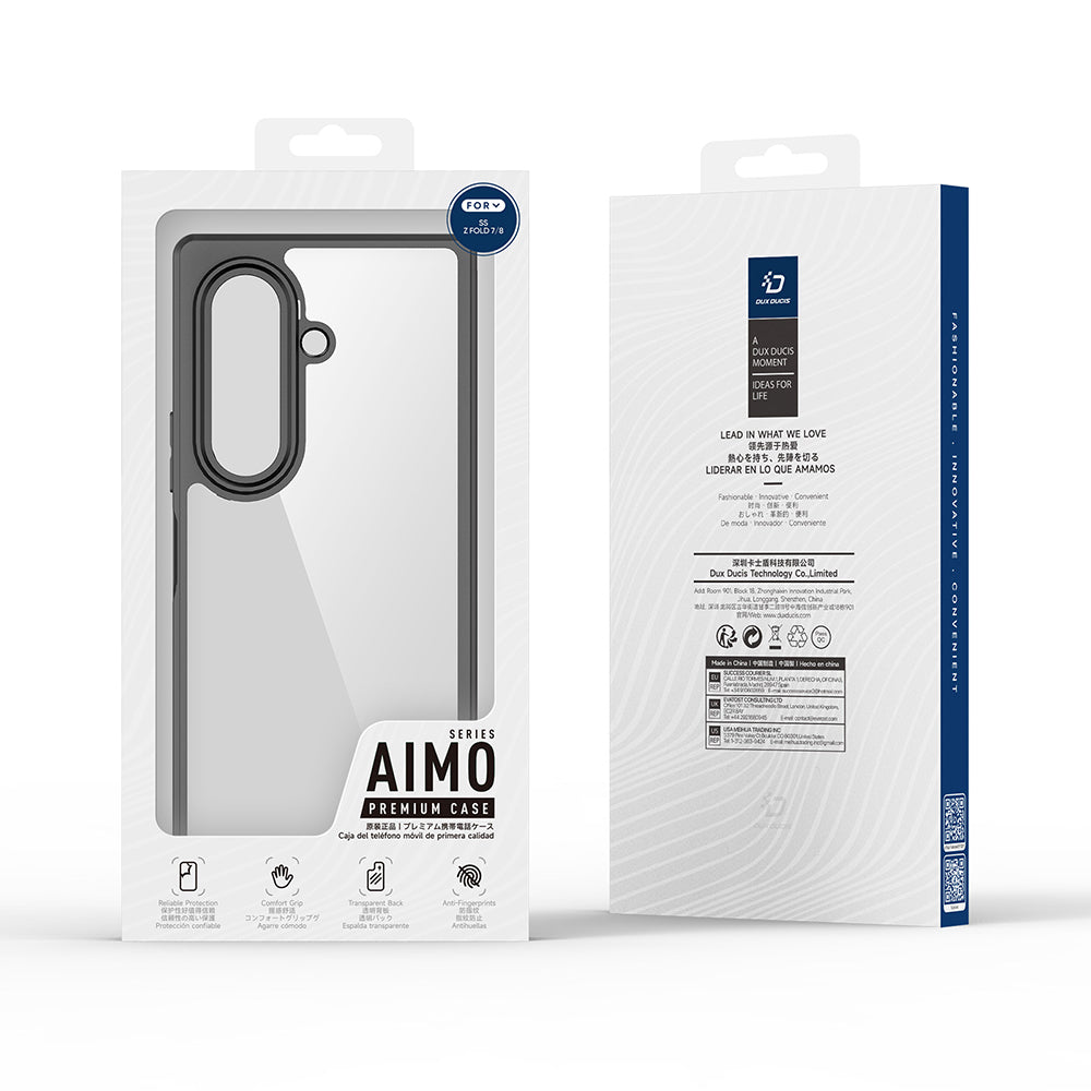 Funda para Samsung Galaxy Z Fold8 Ultra F976, DUX DUCIS, Aimo, Negra