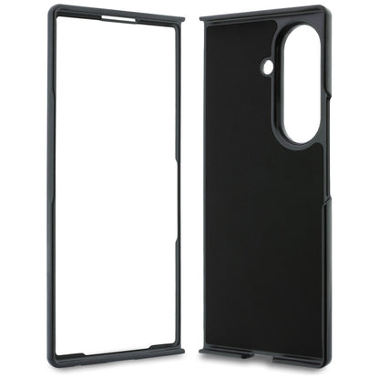 Funda para Samsung Galaxy Z Fold8 Ultra F976, Karl Lagerfeld, Saffiano Karl & Choupette Pin Metálico, Negra