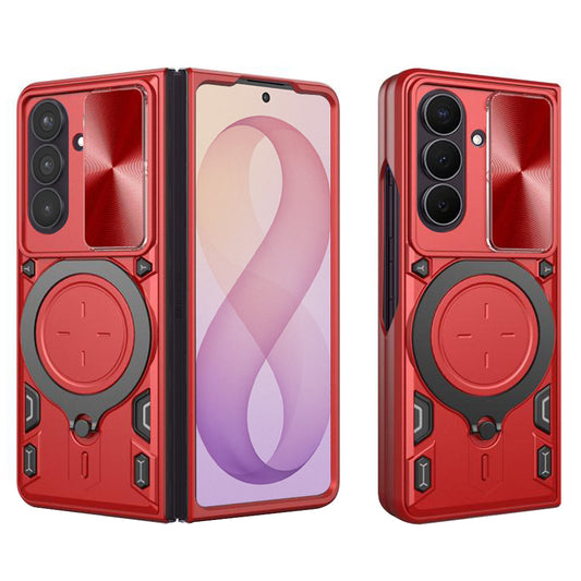 Funda para Samsung Galaxy Z Fold8 Ultra F976 / Z Fold7 F966, Techsuit, CamGuard Pro, Roja