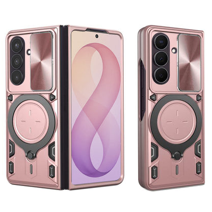 Funda para Samsung Galaxy Z Fold8 Ultra F976 / Z Fold7 F966, Techsuit, CamGuard Pro, Rosa Dorado