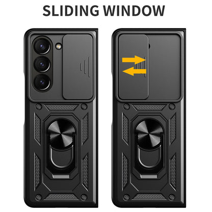 Funda para Samsung Galaxy Z Fold8 Ultra F976 / Z Fold7 F966, Techsuit, CamShield, Dorada