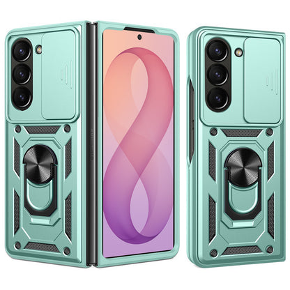Funda para Samsung Galaxy Z Fold8 Ultra F976 / Z Fold7 F966, Techsuit, CamShield, Verde