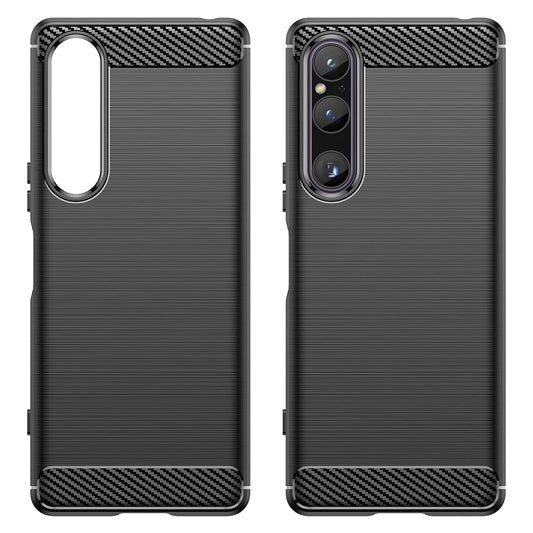 Funda para Sony Xperia 1 V, Techsuit, Carbono, Negra