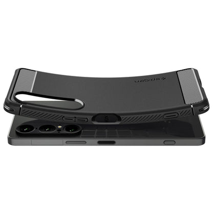 Funda para Sony Xperia 1 VII, Spigen, Rugged Armor, Negra Mate