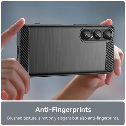 Funda para Sony Xperia 1 VII, Techsuit, Carbono, Negra