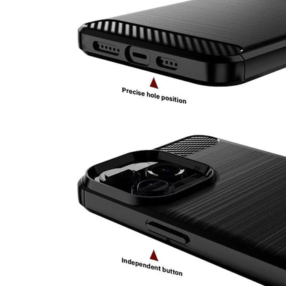 Funda para Sony Xperia 1 VIII, Techsuit, Carbono, Negra