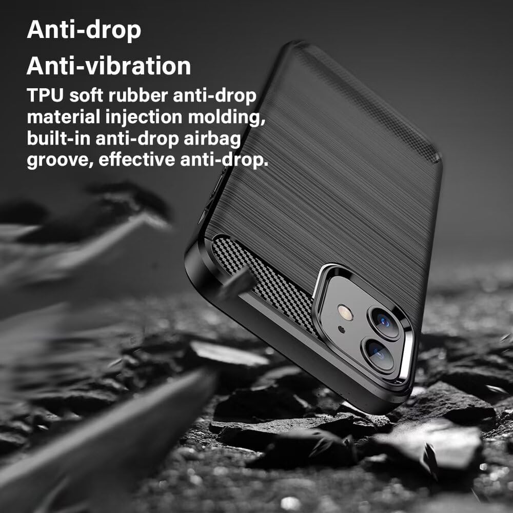 Funda para Sony Xperia 1 VIII, Techsuit, Carbono, Negra