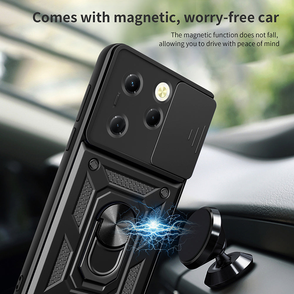 Funda para Tecno Spark 20 Pro / Infinix Hot 40 / Hot 40 Pro, Techsuit, CamShield, Rosa