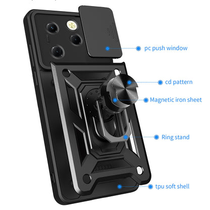 Funda para Tecno Spark 20 Pro / Infinix Hot 40 / Hot 40 Pro, Techsuit, CamShield, Verde