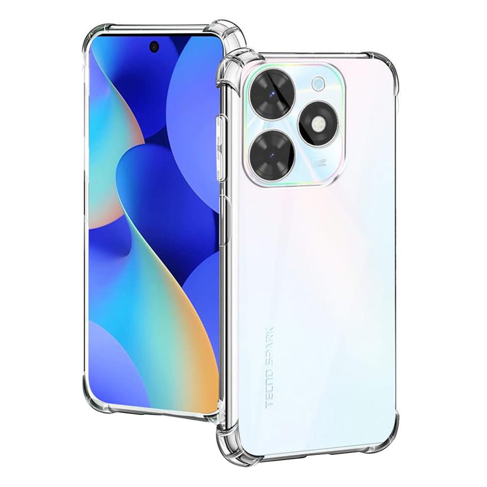 Funda para Tecno Spark Go 2024 / Spark 20C, Techsuit, Transparente a prueba de golpes