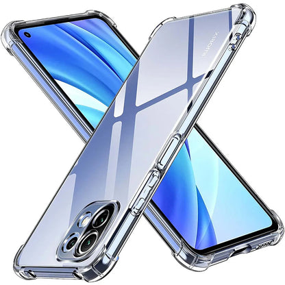 Funda para Xiaomi 11 Lite 5G NE / Mi 11 Lite 5G / 11 Lite, Techsuit, Transparente a prueba de golpes