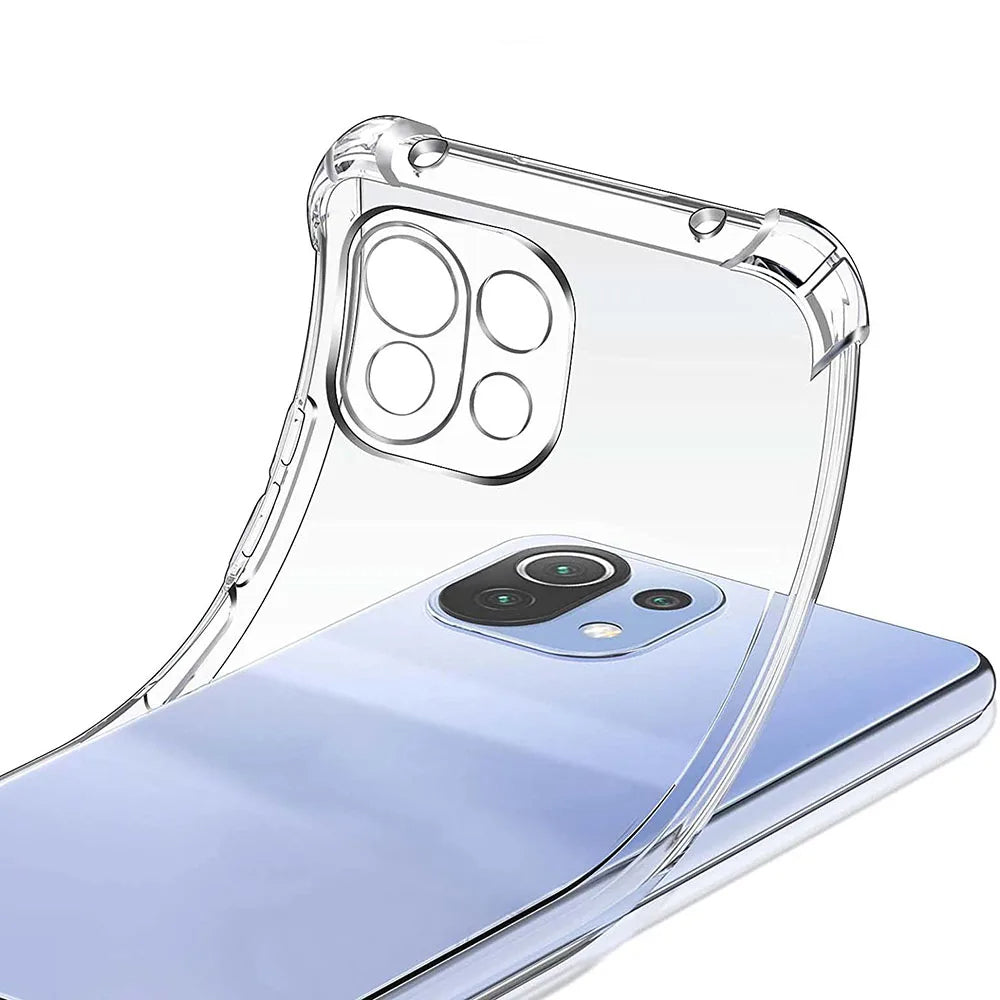 Funda para Xiaomi 11 Lite 5G NE / Mi 11 Lite 5G / 11 Lite, Techsuit, Transparente a prueba de golpes