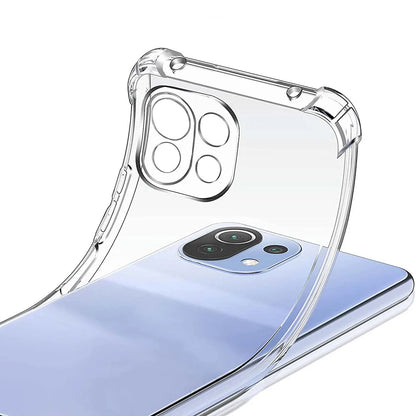 Funda para Xiaomi 11 Lite 5G NE / Mi 11 Lite 5G / 11 Lite, Techsuit, Transparente a prueba de golpes