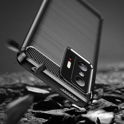 Funda para Xiaomi 11T / 11T Pro, Techsuit, Carbono, Negra