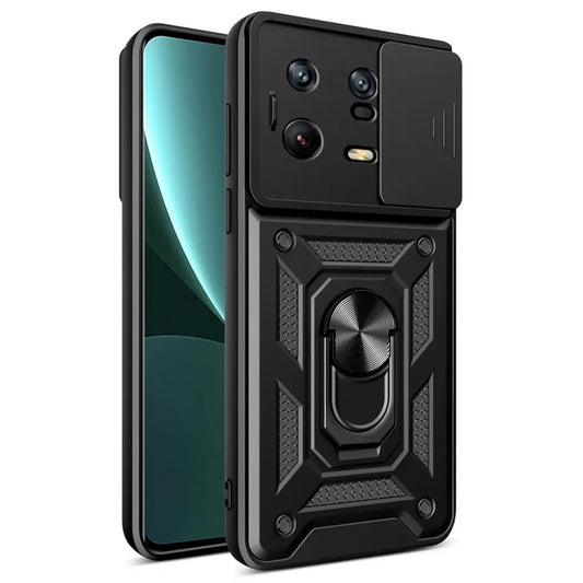 Funda para Xiaomi 13 Pro, Techsuit, CamShield, Negra