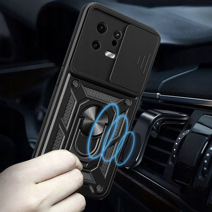 Funda para Xiaomi 13, Techsuit, CamShield, Negra