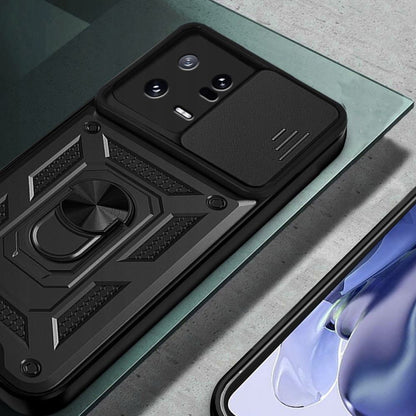 Funda para Xiaomi 13, Techsuit, CamShield, Negra