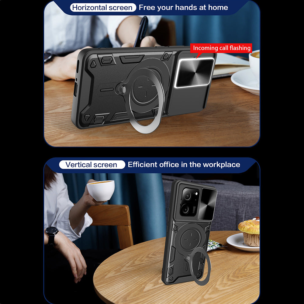 Funda para Xiaomi 13T Pro / 13T, Techsuit, CamGuard Pro, Negra